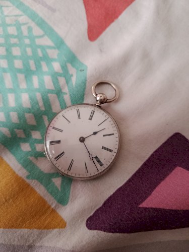 Montre à gousset argent 