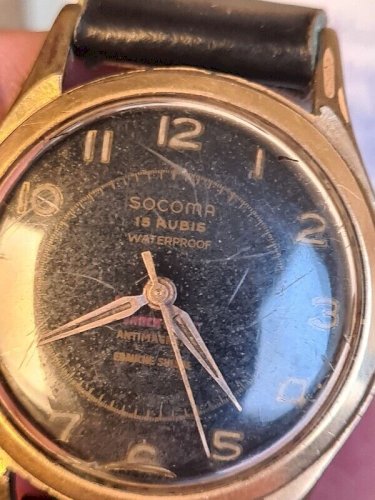 MONTRE BRACELET HOMME SOCOMA 15 RUBIS