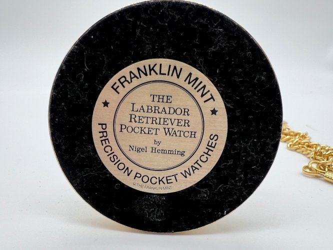 Montre de Poche gousset Franklin Mint – Labrador Retriever – Nigel Hemming