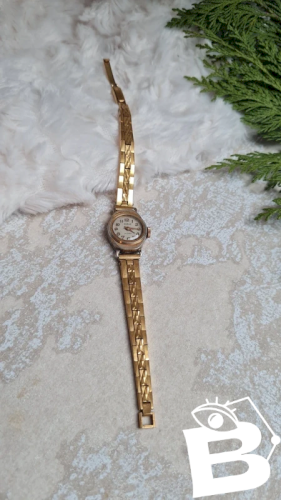 Montre Femme mécanique ancienne plaqué or - fonctionne