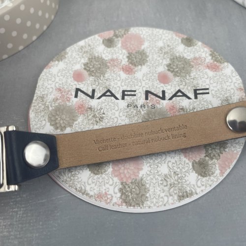 Montre femme watch NAF NAF bracelet double chaine strass fonctionne pile neuve