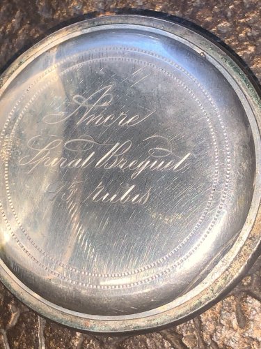 Montre gousset en argent spiral breguet 15 rubis diamètre 50