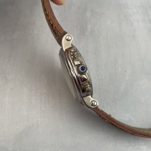 Montre homme YONGER &  BRESSON Chronograph professional bracelet cuir pile neuve