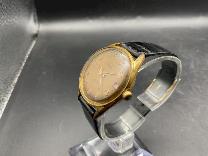 montre vintage homme DIFOR Antichoc Pl or