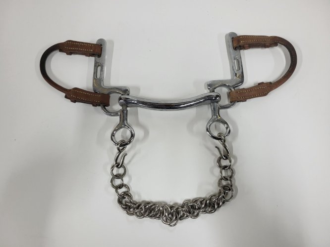 MORS DE CHEVAL EN METAL ET CUIR N° 1