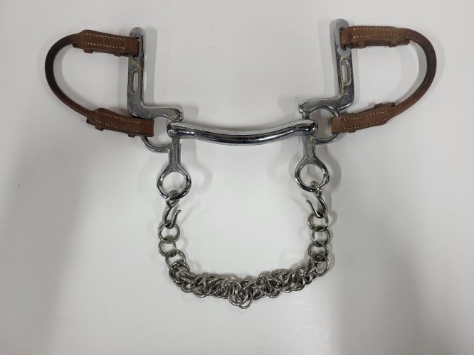 MORS DE CHEVAL EN METAL ET CUIR N° 1