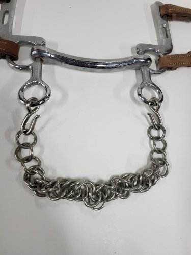 MORS DE CHEVAL EN METAL ET CUIR N° 1
