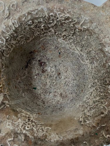 Mortier a oreilles en pierre du XVIII siècle