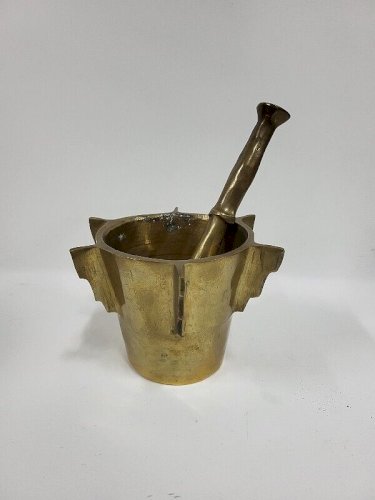 MORTIER EN BRONZE AVEC PILON N9