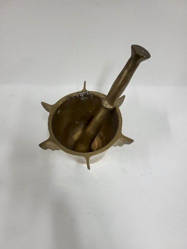 MORTIER EN BRONZE AVEC PILON N9