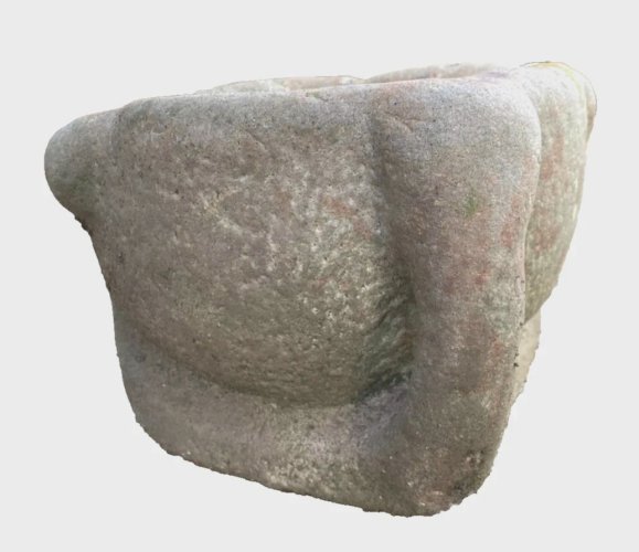 Mortier sur socle en pierre XVIII siècle