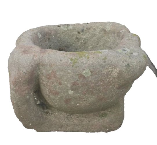 Mortier sur socle en pierre XVIII siècle