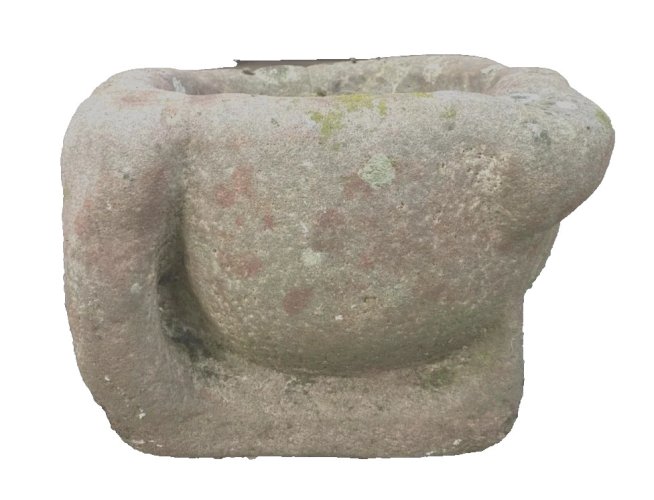 Mortier sur socle en pierre XVIII siècle