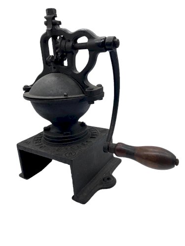 Moulin à café de comptoir Peugeot ancien – Fonte – Modèle A – XIXe / début XXe