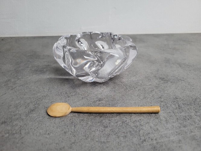 MOUTARDIER DAUM + CUILLERE EN BOIS