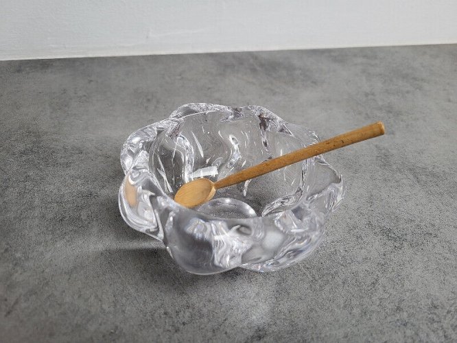 MOUTARDIER DAUM + CUILLERE EN BOIS