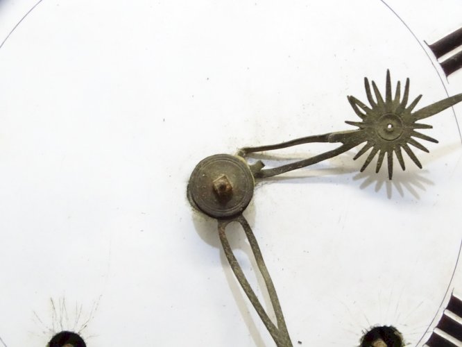 - MOUVEMENT PENDULE COMTOISE XVIII 8 JOURS FRONTON SOLEIL FONCTION REVEIL