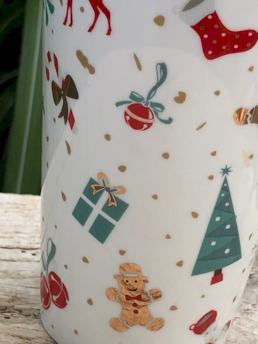 Mug à café Maisons du Monde motifs Noël