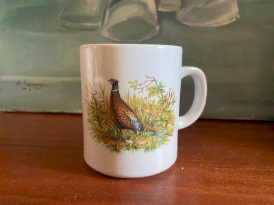 Porcelain mug Pheasant Hunt Sologne