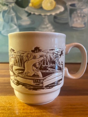 Mug England Pêcheur dans sa barque