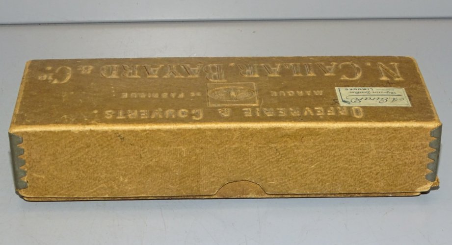 -N. CAILAR BAYARD & Cie PETITE BOITE CARTON pour Petites cuillères/Fourchettes D