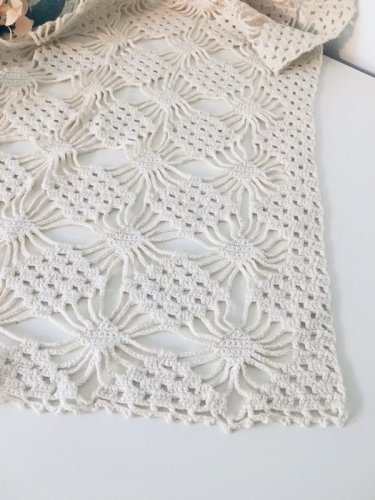 Nappe/chemin de table vintage