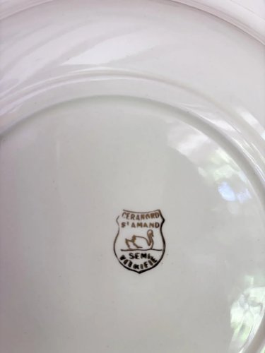 Nestor, le lot de 2 plats de service en porcelaine N°420