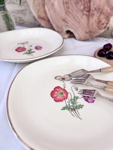 Nestor, le lot de 2 plats de service en porcelaine N°420