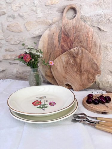 Nestor, le lot de 2 plats de service en porcelaine N°420