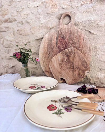 Nestor, le lot de 2 plats de service en porcelaine N°420