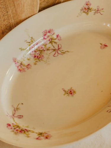 Nestor, le lot de 2 plats de service en porcelaine N°499