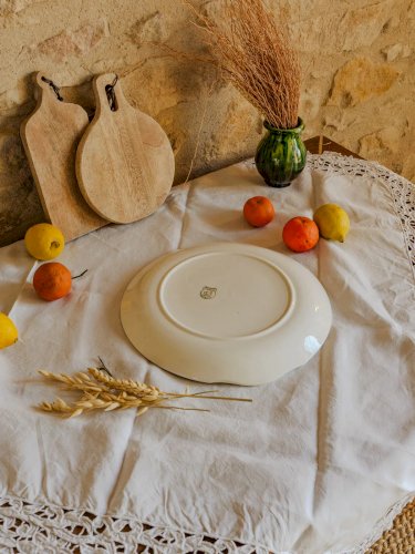 Nestor, le plat à gâteau en faïence N°513