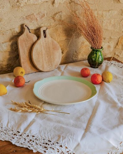 Nestor, le plat à gâteau en faïence N°513