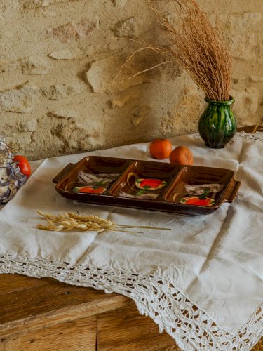 Nestor, le plat apéritif en faïence N°493