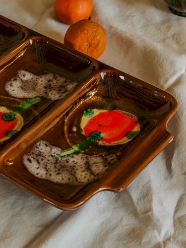 Nestor, le plat apéritif en faïence N°493