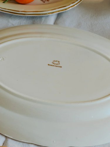 Nestor, le plat de service de Gien N°481