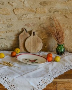 Nestor, the serving dish Digoin Sarreguemines No. 487