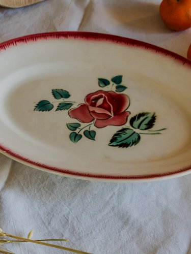 Nestor, le plat de service Digoin Sarreguemines N°487