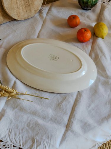 Nestor, le plat de service Digoin Sarreguemines N°487