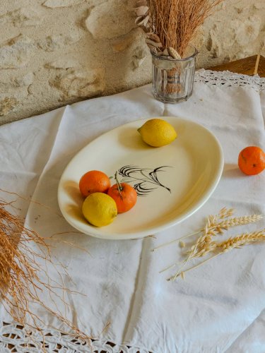 Nestor, le plat de service en faïence N°482