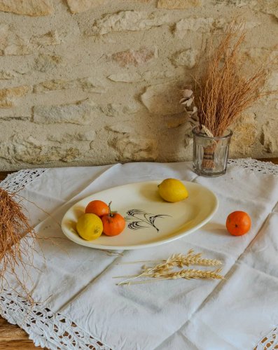 Nestor, le plat de service en faïence N°482