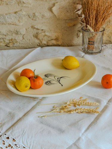 Nestor, le plat de service en faïence N°482