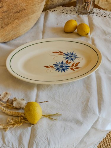 Nestor, le plat de service en faïence N°490