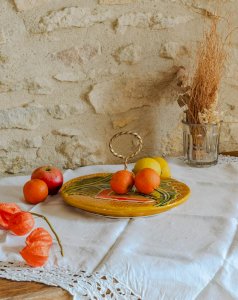 Nestor, the ceramic cheese platter No. 484