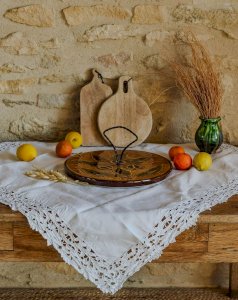 Nestor, the Vallauris cheese platter No. 494