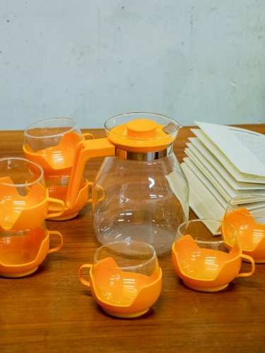 Nestor, le service à café en verre N°437