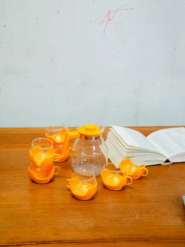 Nestor, le service à café en verre N°437