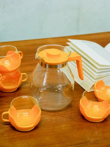 Nestor, le service à café en verre N°437