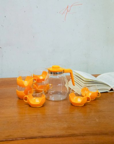 Nestor, le service à café en verre N°437