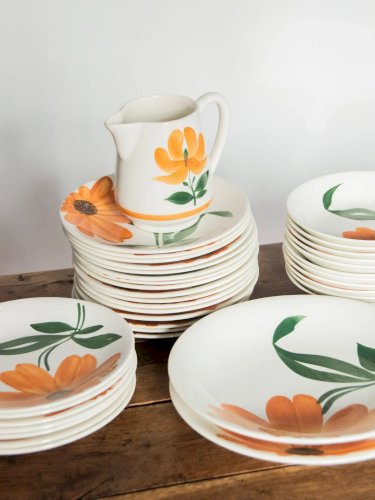 Nestor, le service de vaisselle de Gien 40 pièces N°518